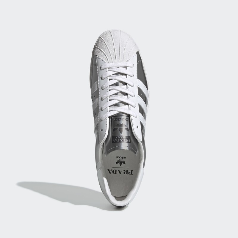 Prada x adidas Superstar Silver Metallic | FX4546 | Grailify